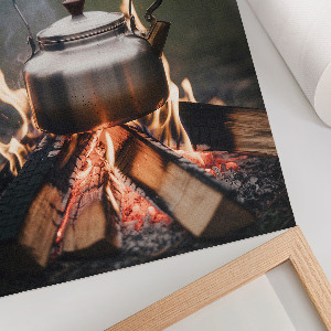 Retro poszter Konvice na ohni