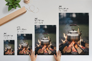 Retro poszter Konvice na ohni