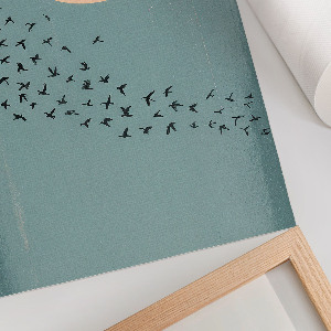 Retro poszter Ptáci na obloze