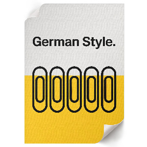 Retro plakát Německý styl piva