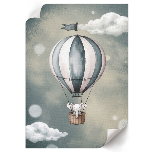 Poszter kép Slon v balónu