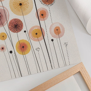 Retro poszter Pastelové pampelišky