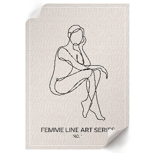 Poszter kép Minimalistický obrys