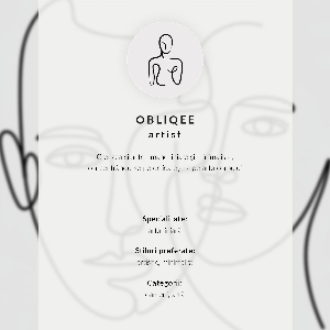 Poszter kép Minimalistický obrys