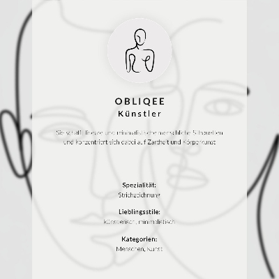 Poszter kép Minimalistický obrys