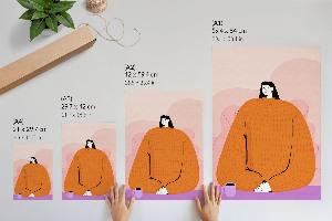 Retro poszter Posezení s kávou