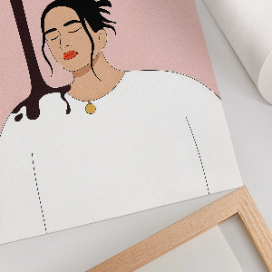 Retro plakát Nalévání kávy