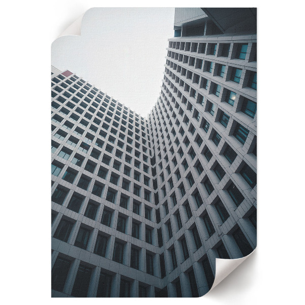 Retro plakát Moderní budova