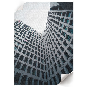 Retro plakát Moderní budova