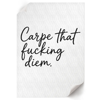 Vintage poszter Carpe diem