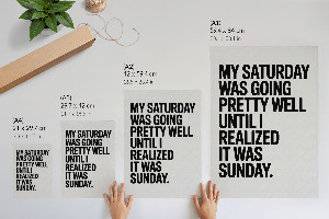 Poszter kép Humoristický text