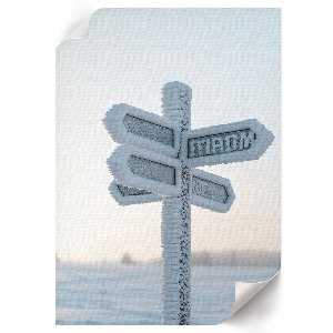 Retro poszter Zimní znamení