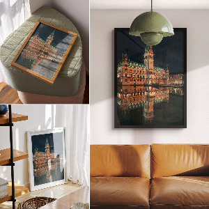 Retro plakát Městská elegance