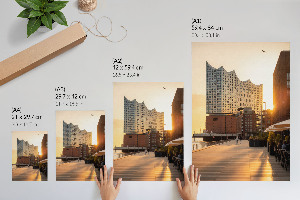 Vintage poszter Západ slunce