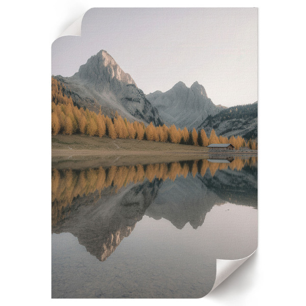 Vintage poszter Horská krajina