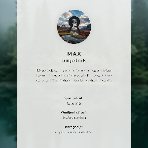 Vintage poszter Horská krajina