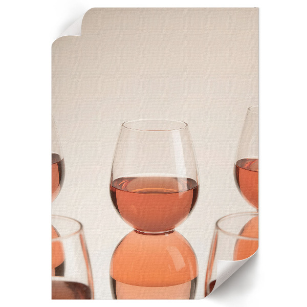 Retro plakát Růžové brýle