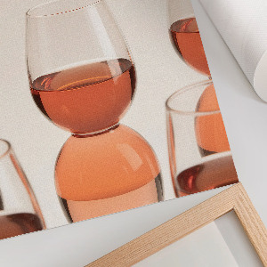 Retro plakát Růžové brýle