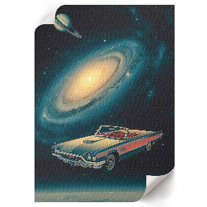 Retro poszter Vesmírná cesta