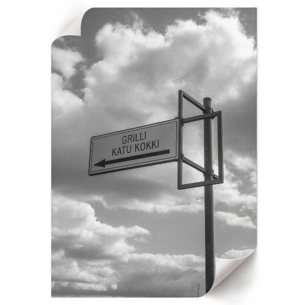 Poszter kép Minimalismus silnice