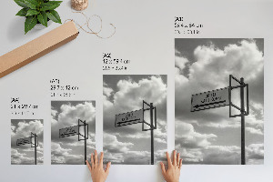 Poszter kép Minimalismus silnice