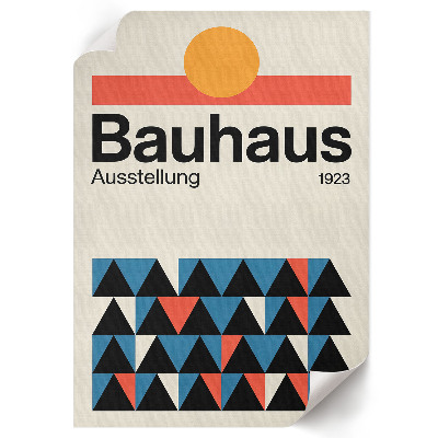Vintage poszter Geometrie Bauhausu