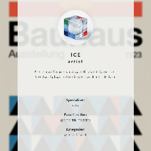 Vintage poszter Geometrie Bauhausu