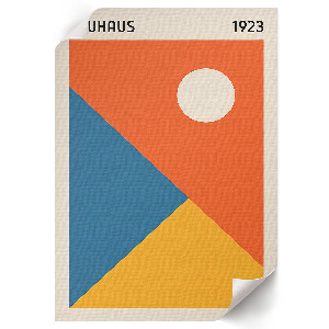 Retro Bauhaus-poszter