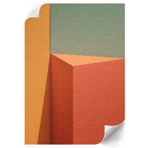 Retro plakát Geometrický minimalismus