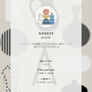 Retro plakát Geometrický minimalismus