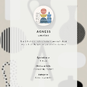 Retro plakát Geometrický minimalismus