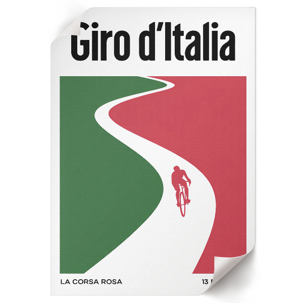 Vintage poszter Cyklistický závod