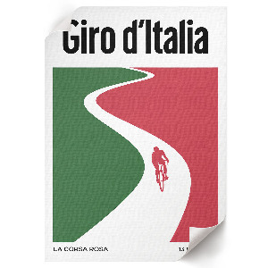 Vintage poszter Cyklistický závod