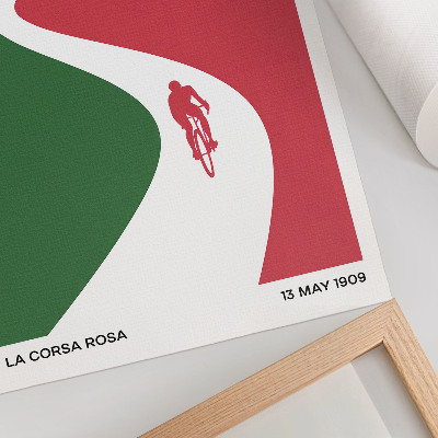 Vintage poszter Cyklistický závod