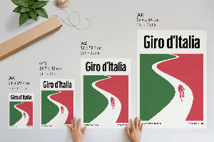 Vintage poszter Cyklistický závod