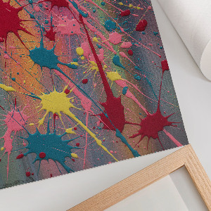 Retro plakát Barevné skvrny