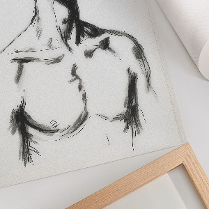 Vintage poszter Kresba muže