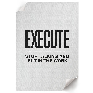 Retro poszter Inspirativní text