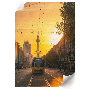 Vintage poszter Městská tramvaj