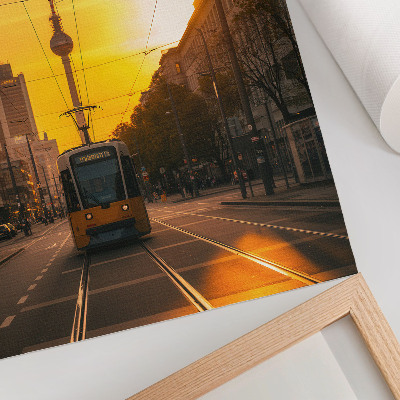 Vintage poszter Městská tramvaj