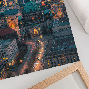 Retro plakát Panorama města