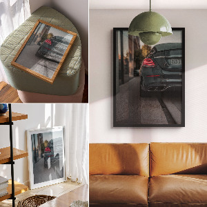 Vintage poszter Městské auto