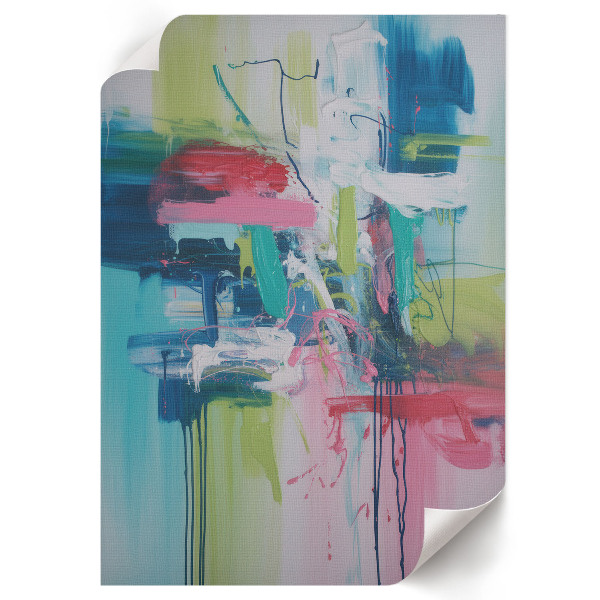 Retro poszter Barevná abstrakce