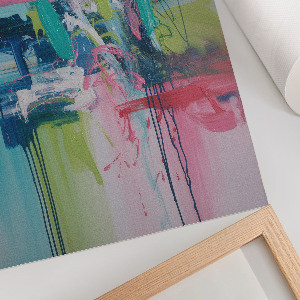 Retro poszter Barevná abstrakce