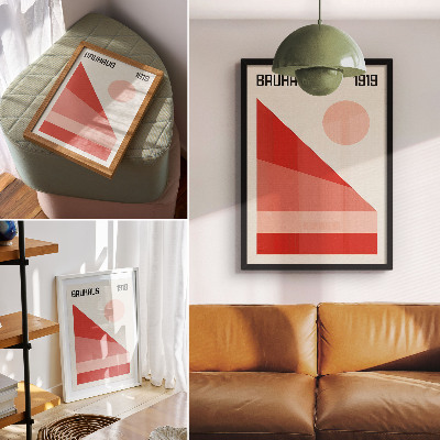 Retro plakát Bauhaus 1919