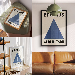 Retro poszter Méně znamená více