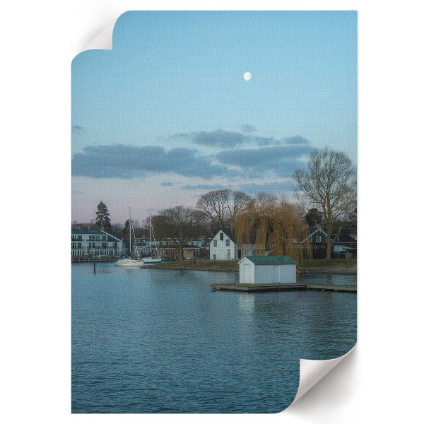 Retro poszter Přímořská krajina