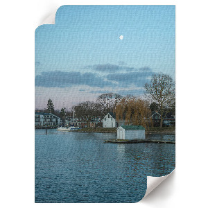 Retro poszter Přímořská krajina