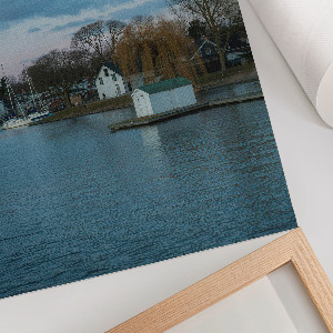 Retro poszter Přímořská krajina