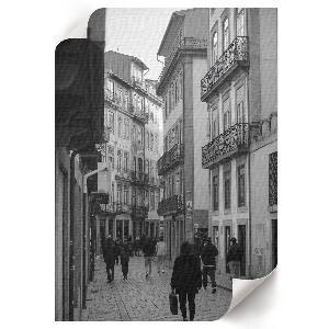 Retro poszter Městská scéna